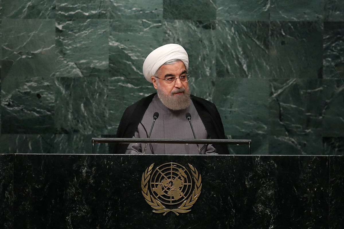 دکتر روحانی در سازمان ملل دنیا ومجامع بین المللی به چالش کشاند