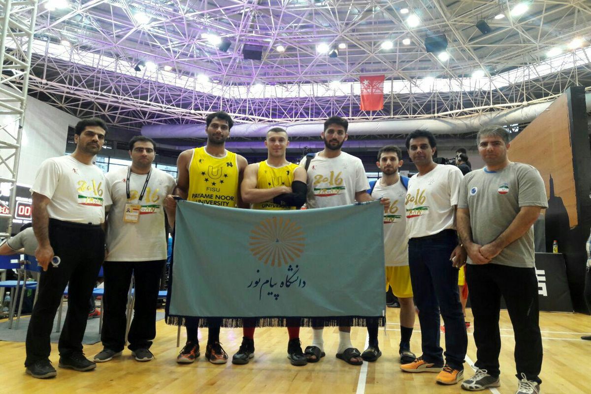 برتری تیم بسکتبال دانشجویان ایران در مصاف با تیم دانشجویان آمریکا
