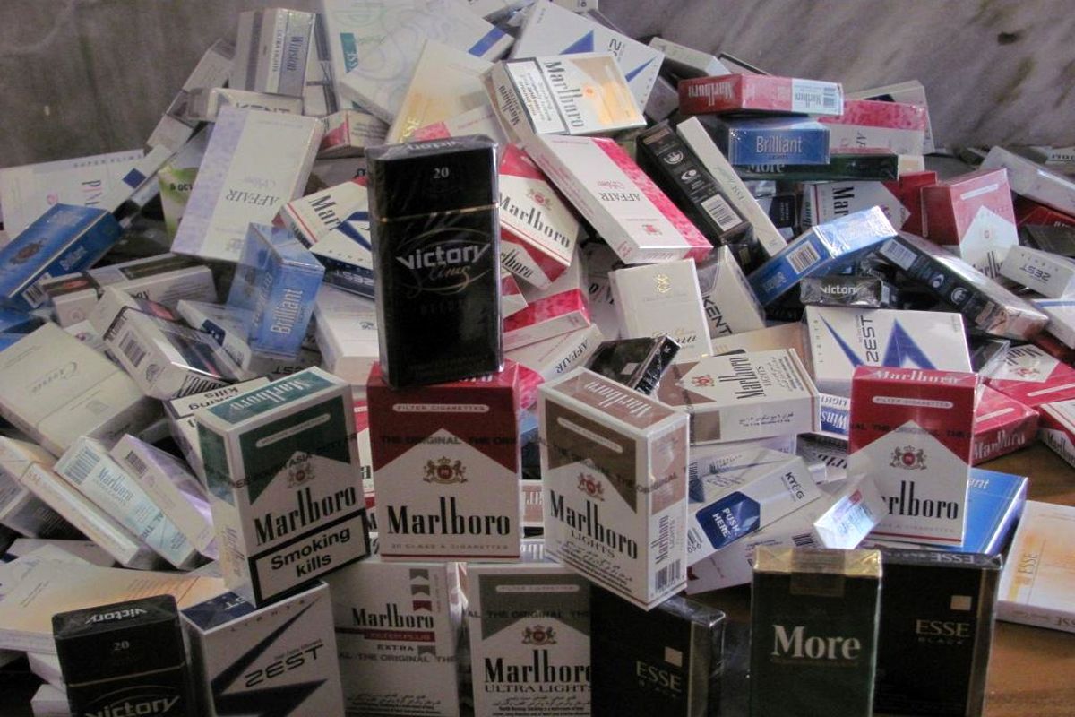 کشف  محموله ۶۰۰ میلیونی سیگار قاچاق در شهرستان قدس