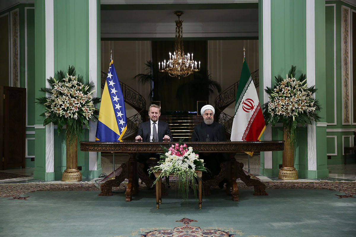 روسای جمهوری ایران و بوسنی بر توسعه همکاری‌ها تاکید کردند