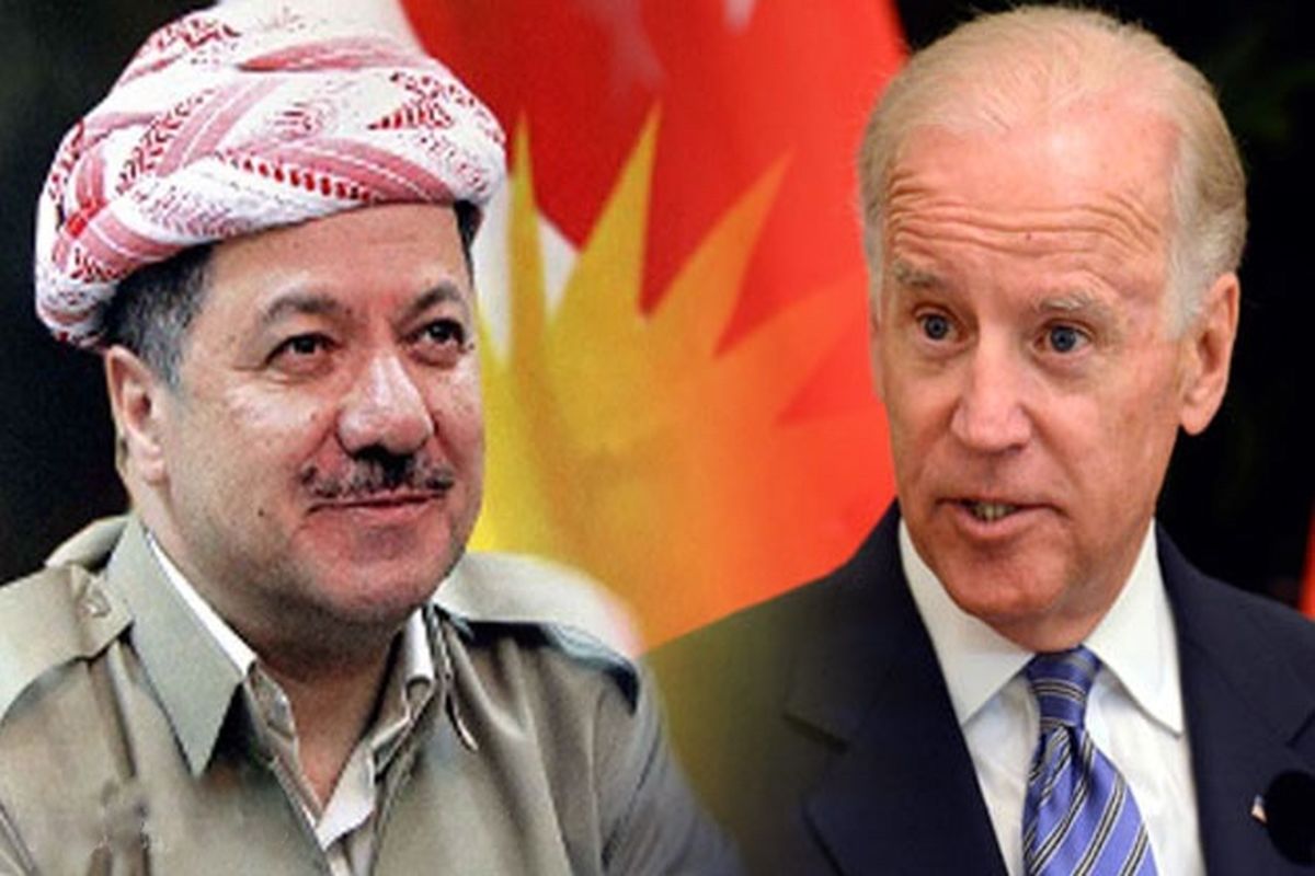 معاون رییس جمهوری آمریکا و رئیس اقلیم کردستان عراق گفتگو کردند