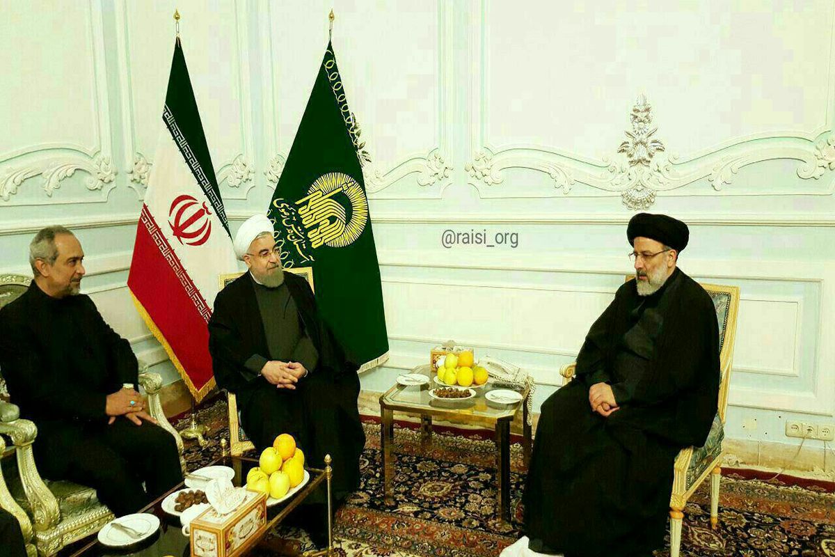 دیدار رئیس جمهوری با تولیت آستان قدس رضوی