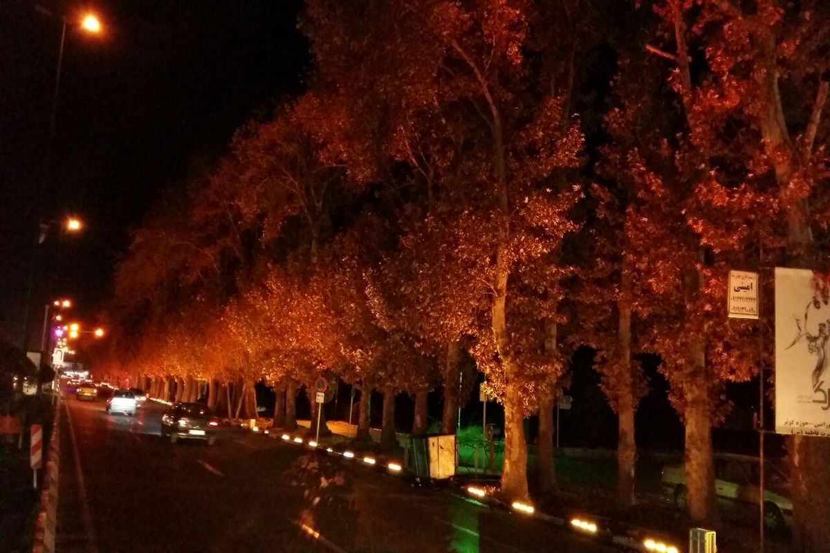 نورپردازی زیبا توسط شهرداری ورامین انجام شد