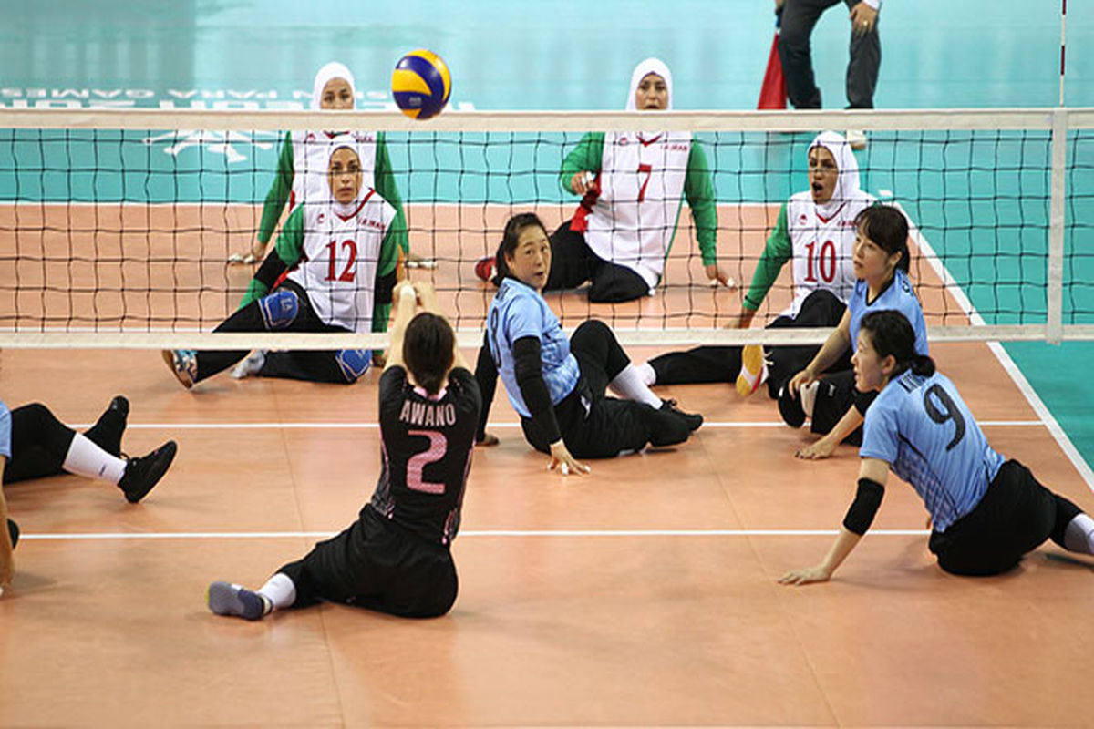 عکس والیبال نشسته بانوان ایرانی جهانی شد