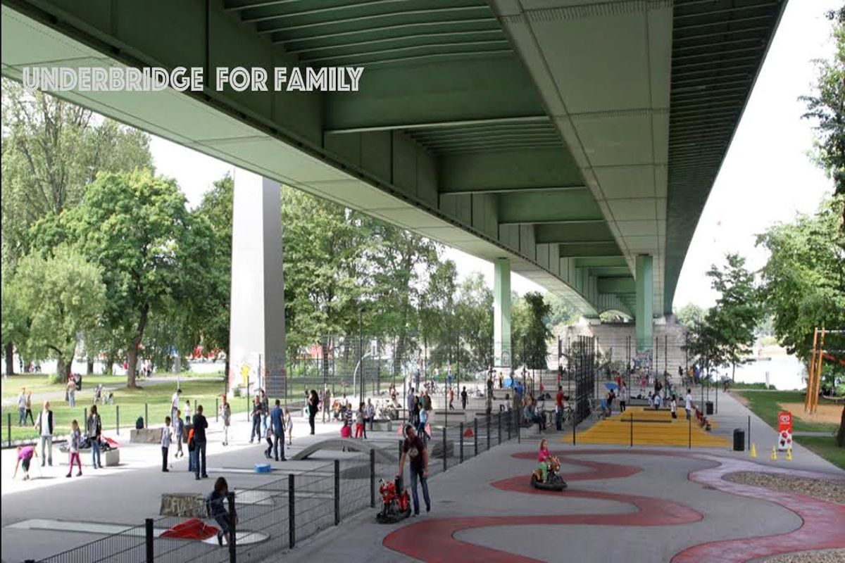 کارگاهی برای ساماندهی فضای زیر پل کالج تهران