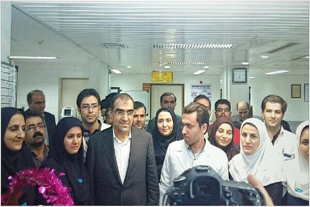 بازدید وزیر بهداشت از بیمارستان ۹۶ تختخوابی سنقر و کلیایی