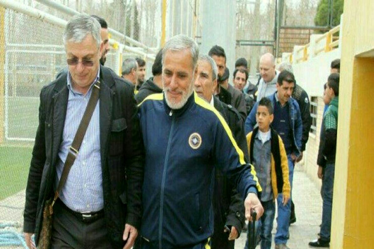 حضور کرانچار در تمرین سپاهان