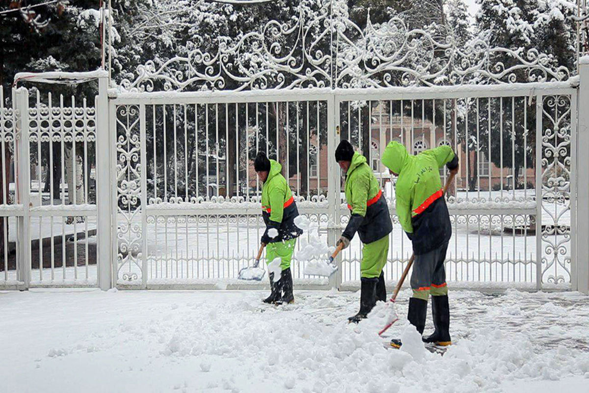 آماده باش شهرداری قزوین برای  بارش برف و یخبندان