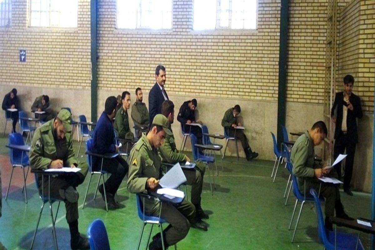 شرکت  ۳۴۵ نفر در ۴۶ حرفه آموزشی در نخستین آزمون فنی حرفه ایی سربازان وظیفه نیروهای مسلح لرستان