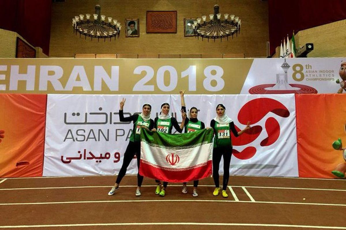 دختران ایران در دوی امدادی ضمن شکستن رکورد ملی نایب قهرمان قاره کهن شدند