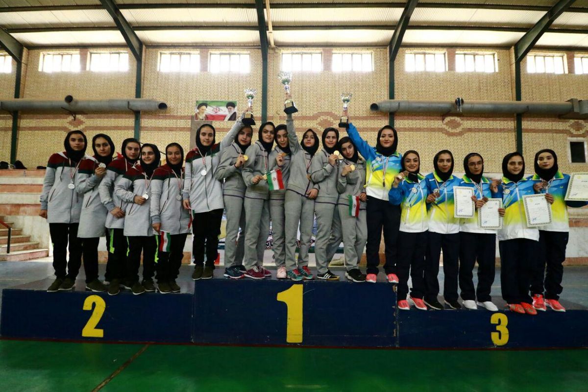 قهرمانی آذربایجان غربی در نخستین دوره مسابقات هفت سنگ بانوان کشور+عکس