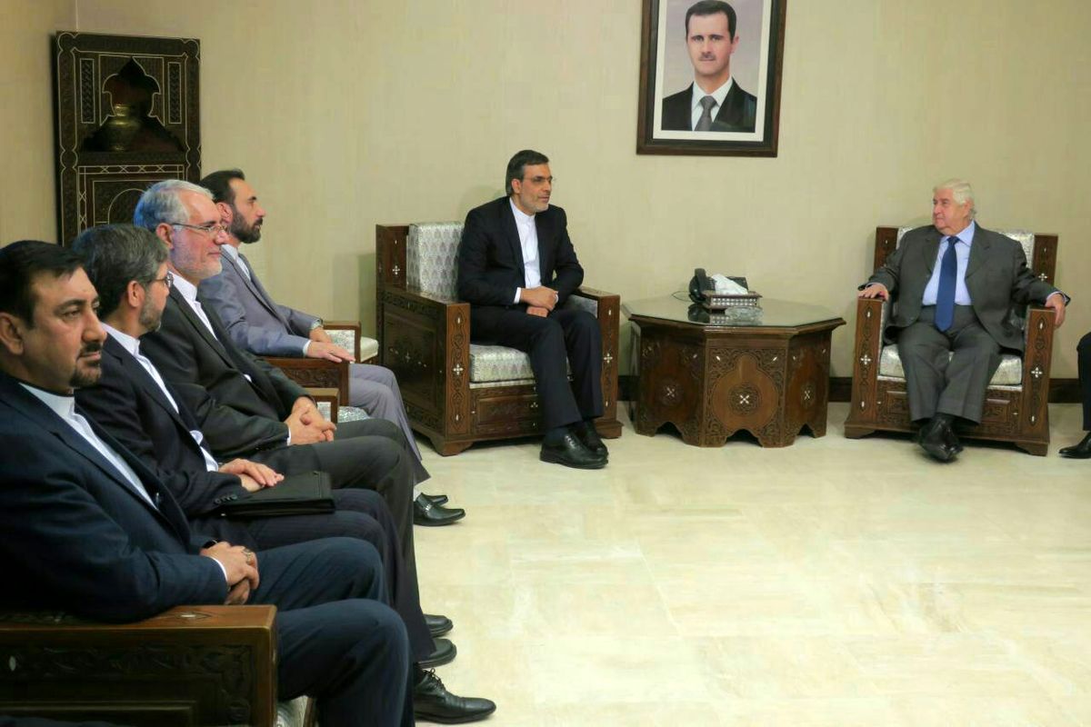 جابری انصاری با وزیر خارجه سوریه دیدار کرد