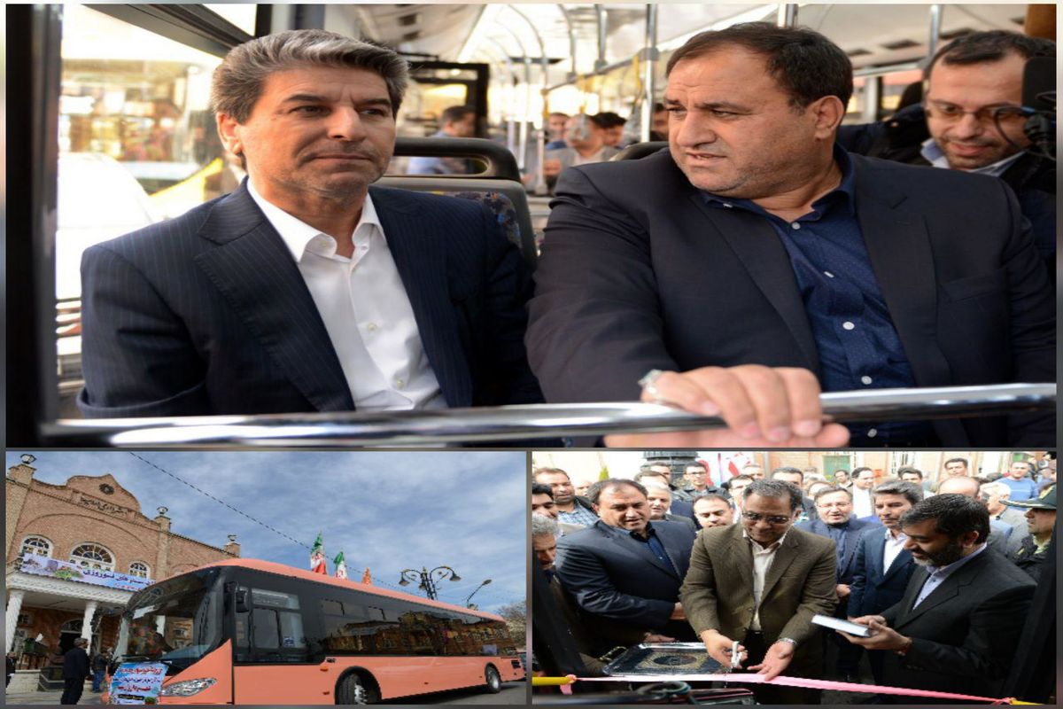 ۸ دستگاه اتوبوس جدید وارد ناوگان حمل و نقل عمومی شهر ارومیه شد