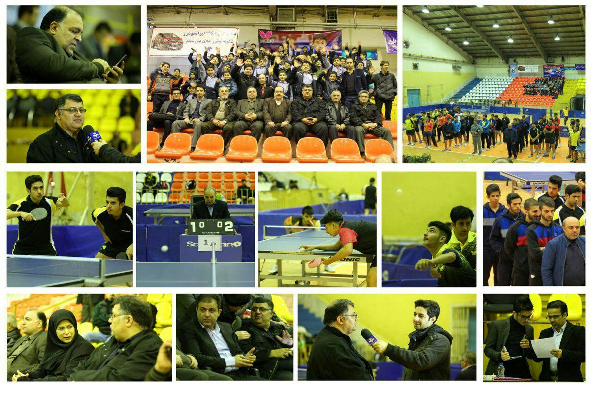 روز نخست رقابتهای لیگ دسته اول  تنیس روی میز مردان کشور در رشت