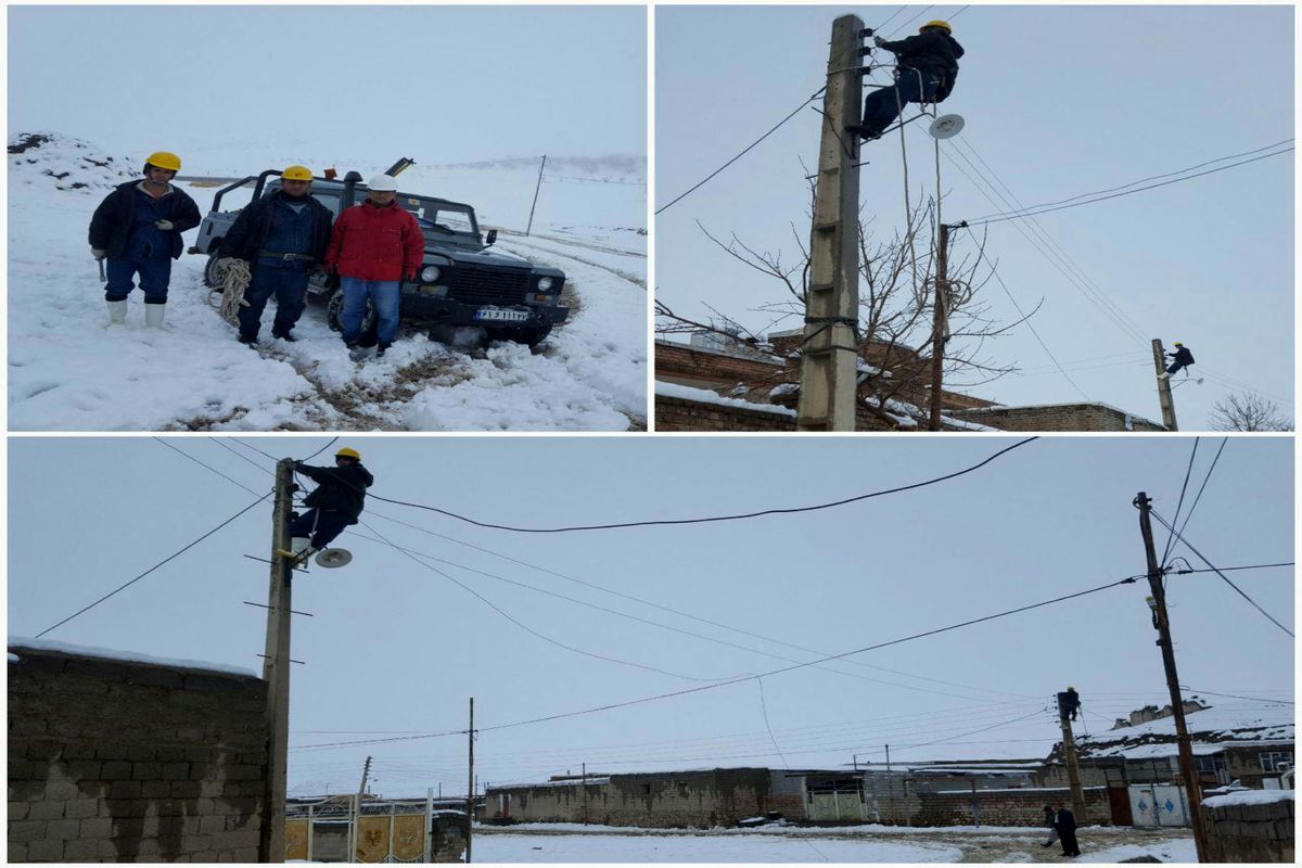 شناسایی و اصلاح نقاط حادثه‌خیز شبکه برق پیرانشهر سبب کاهش قطعی در روزهای بارندگی شد