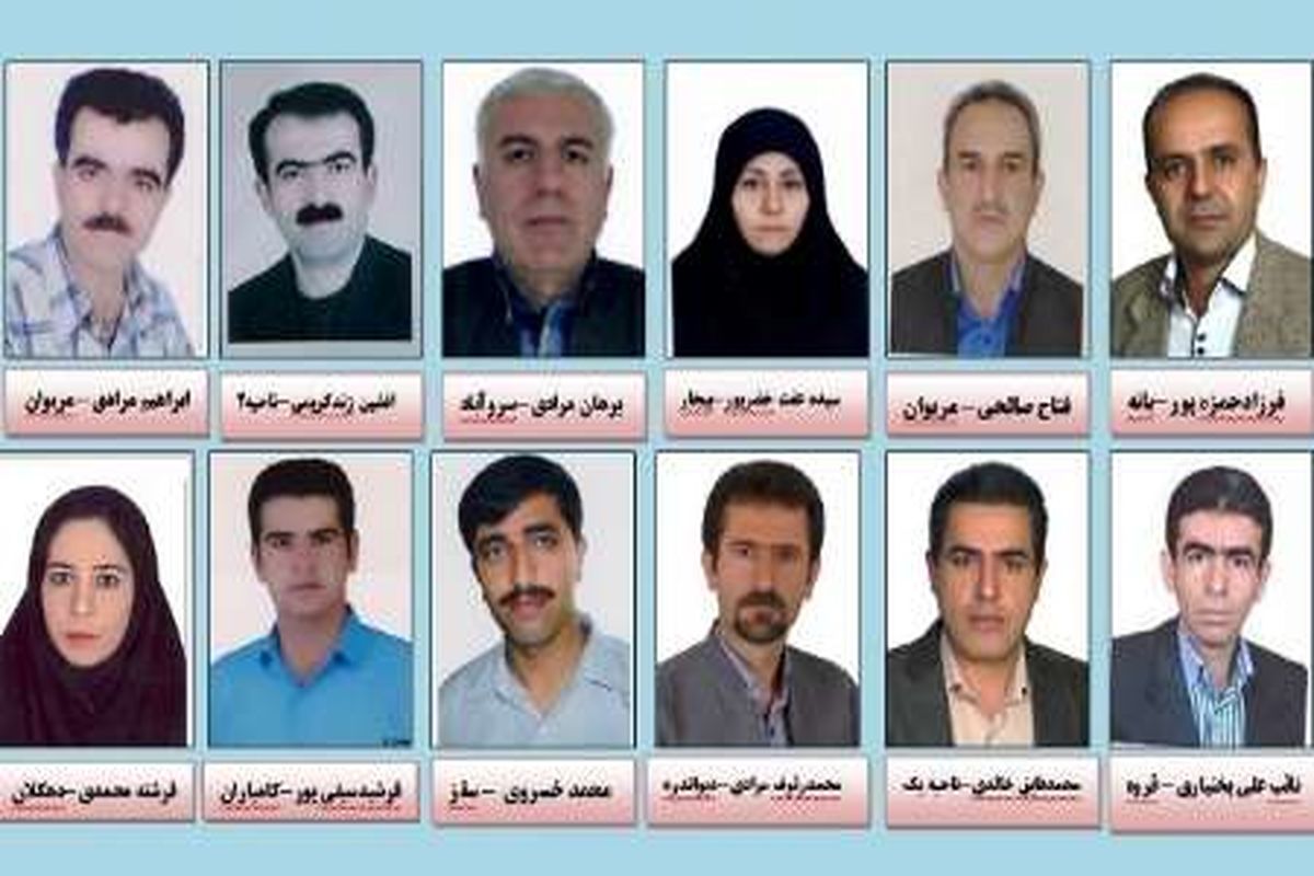 اسامی معلمان برتر استان کردستان در سال ۹۶ اعلام شد