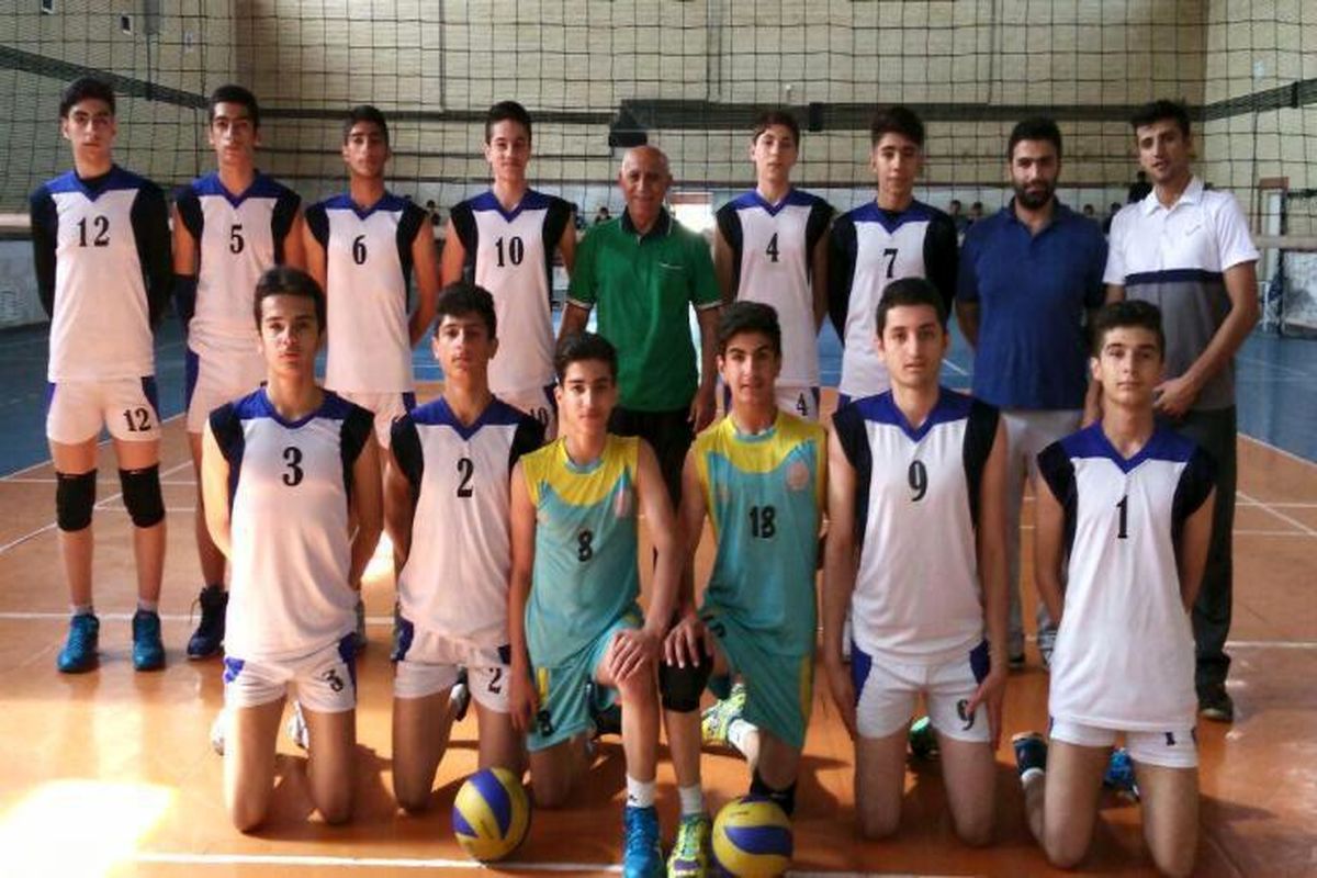 سنندج (ب) قهرمان رقابت های والیبال نوجوانان انتخابی کردستان را بدست آورد