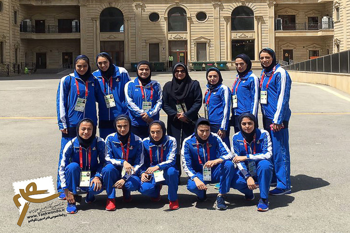 نخستین تمرین تیم‌ ملی تکواندو بانوان در باکو