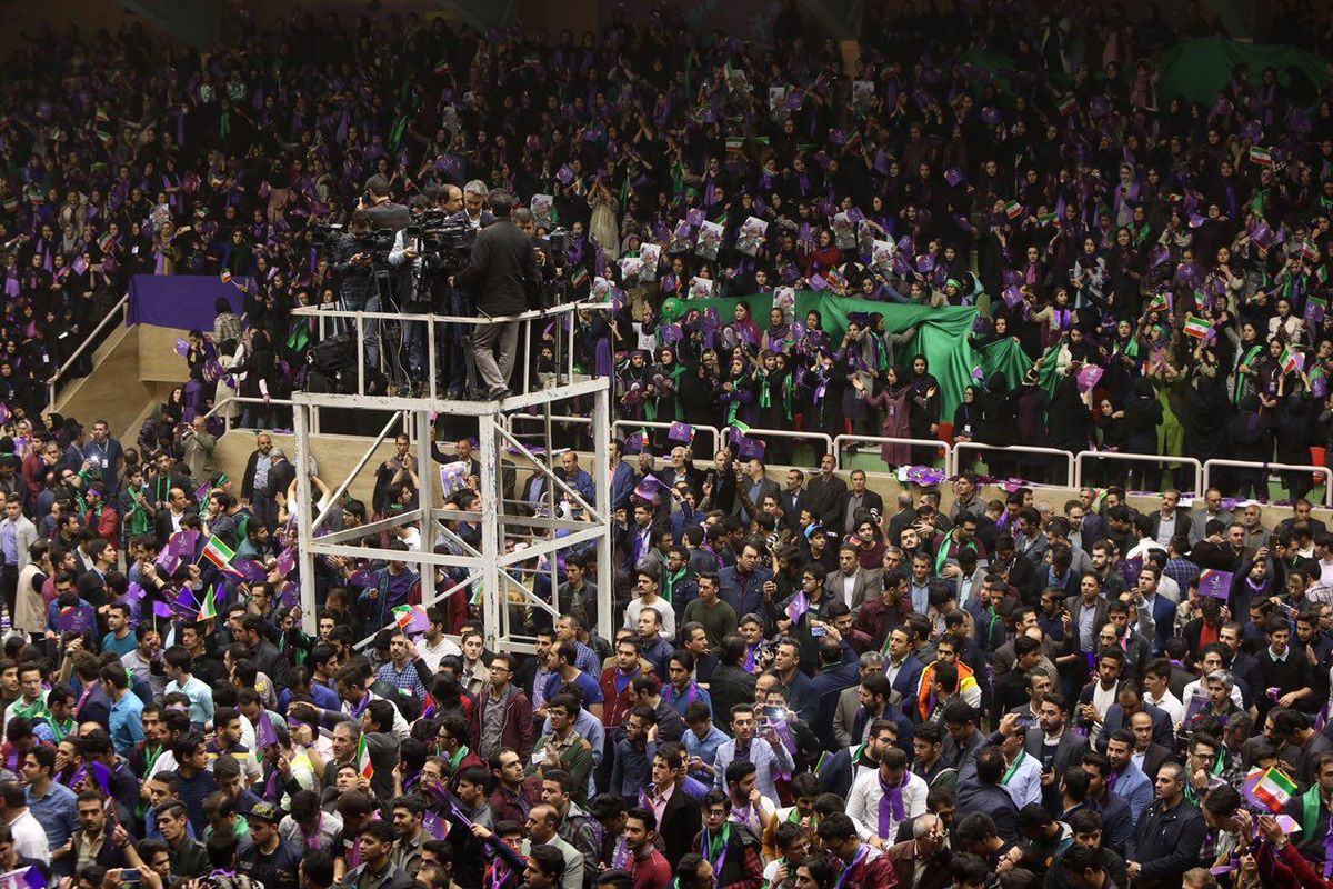 سالن شهید آسمانی شهر اردبیل در آستانه حضور دکتر روحانی/ ببینید