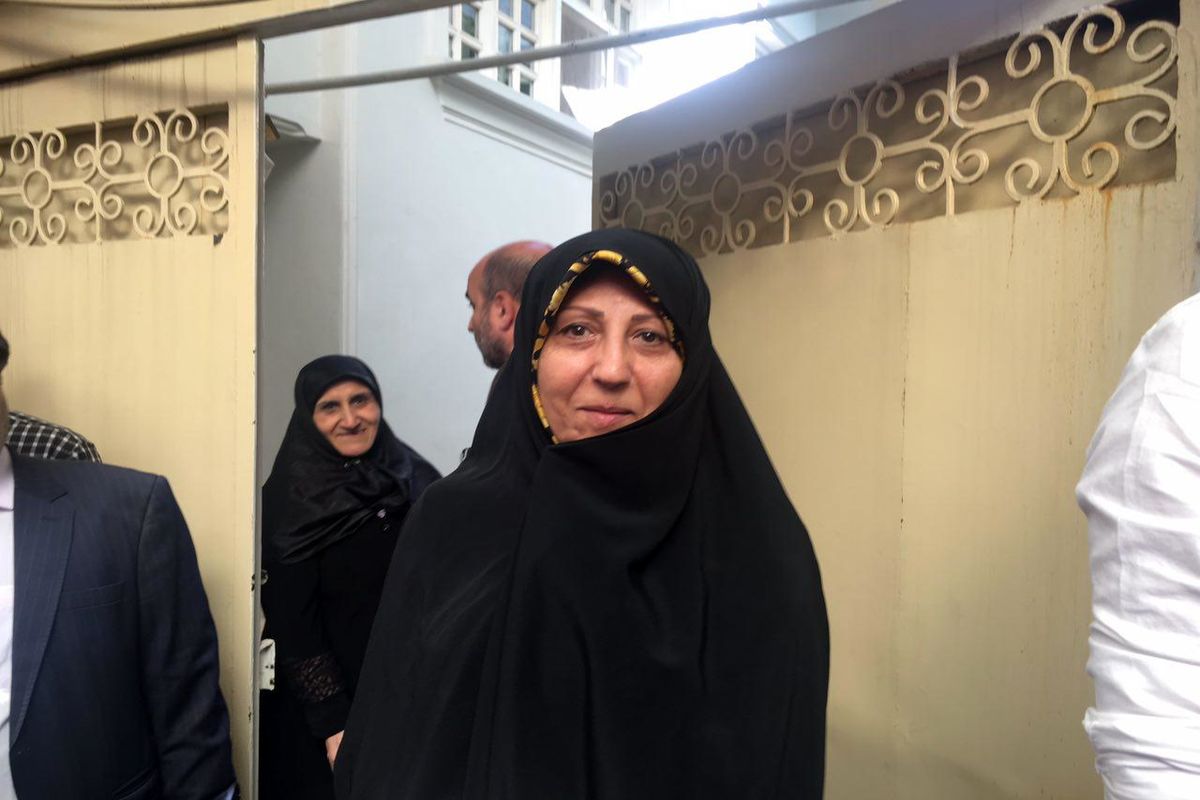 فاطمه هاشمی در رای‌گیری شرکت کرد