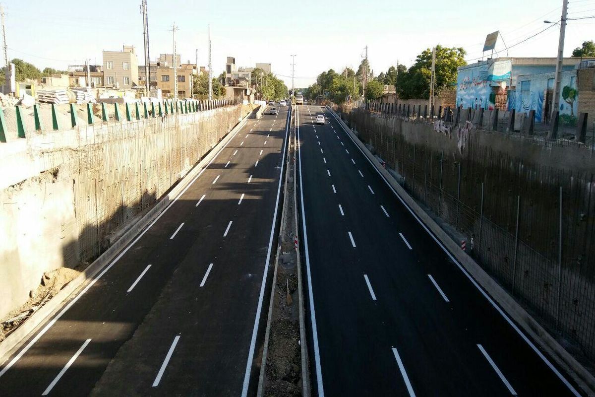 تردد  موقت خودروها  از زیرگذر ۱۵ خرداد ورامین