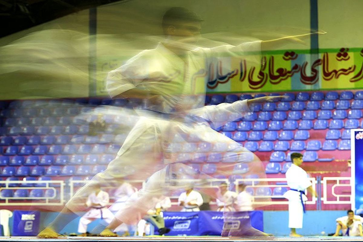 تمرین مشترک تیم های کاراته نوجوانان و جوانان در زنجان