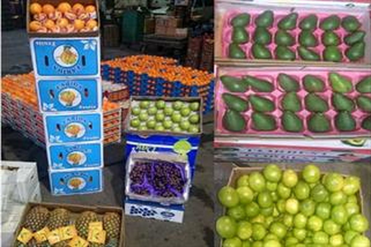 کشف میوه‌های قاچاق و غیربهداشتی در سعادت آباد