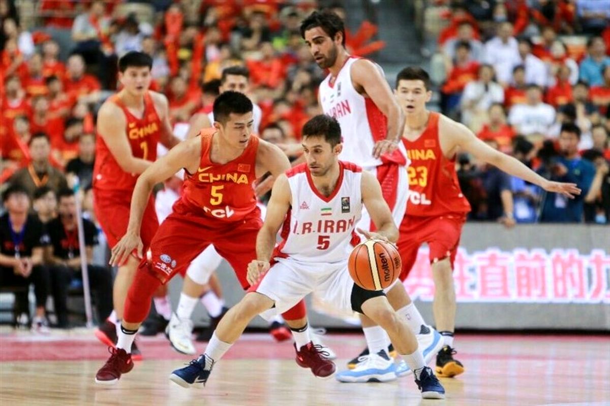 بسکتبالیست‌های ایران نتیجه را به چین واگذار کردند