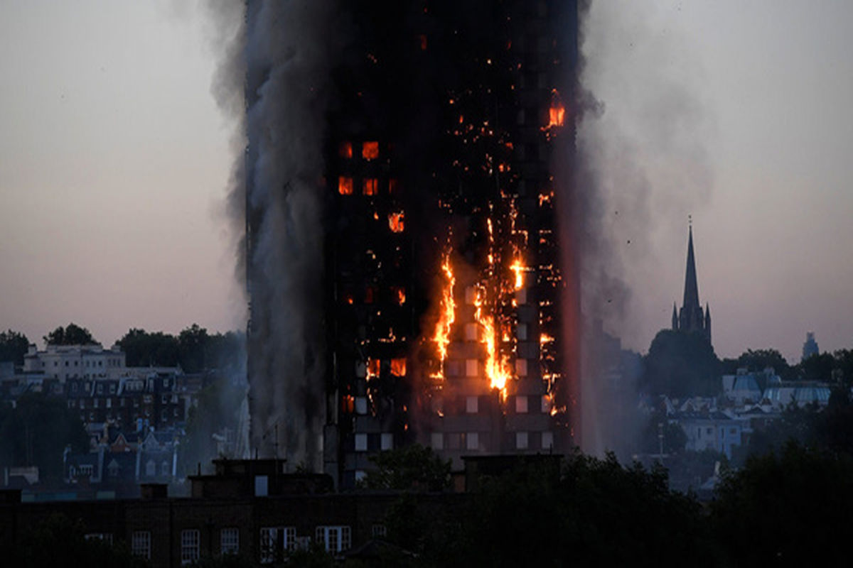 آخرین آمار از شمار قربانیان آتش سوزی در لندن