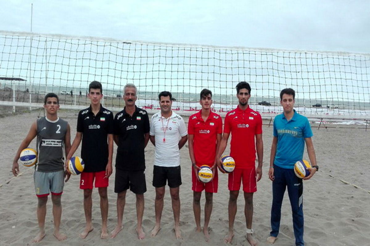برپایی اردوی تیم ملی والیبال ساحلی زیر۲۳سال در رودسر