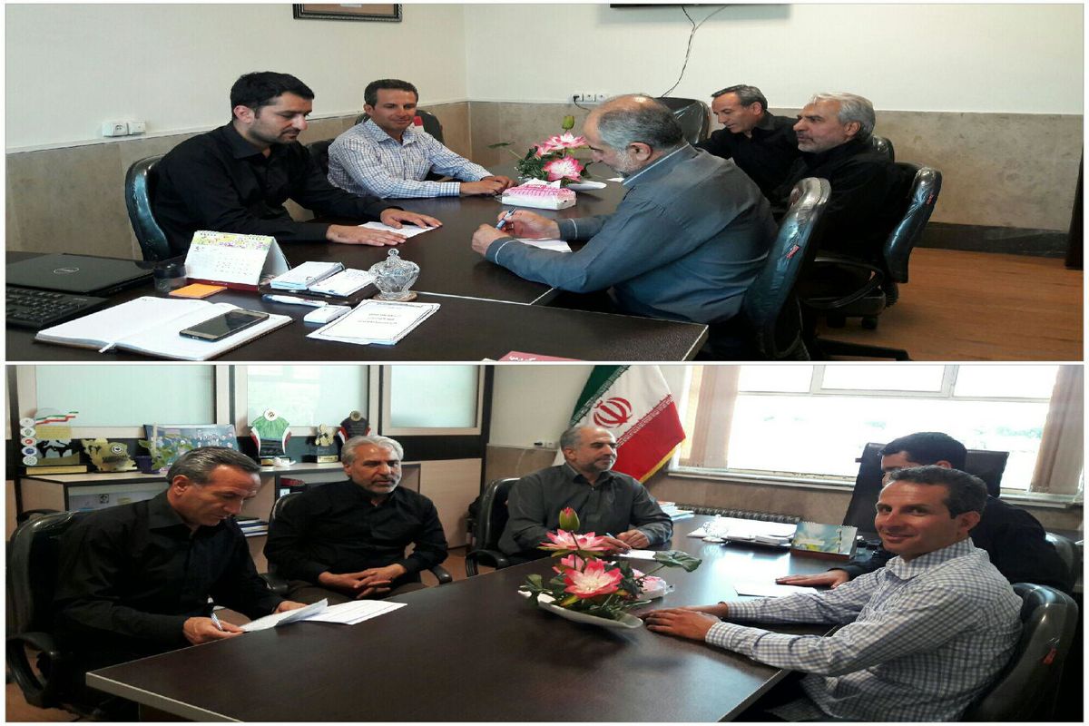 رئیس اداره ورزش دماوند با رئیس هیت رزمی استان تهران دیدار کردند