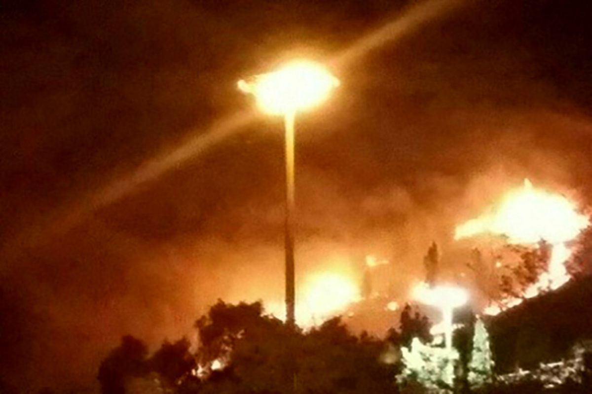 حادثه آتش سوزی شهر بازی لاله اراک آسیبی وارد نکرده است
