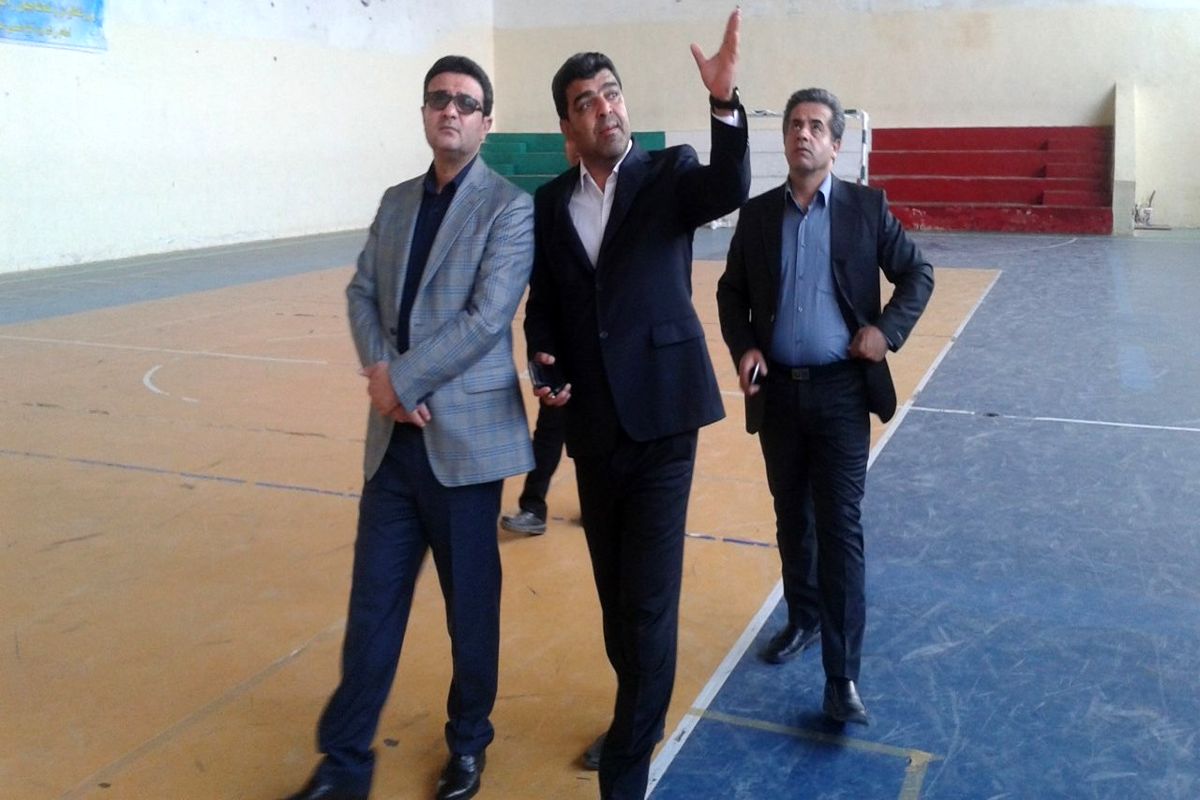 بازدید مدیرکل ورزش و جوانان مازندران از دو پروژه ورزشی شهرستان میاندورود