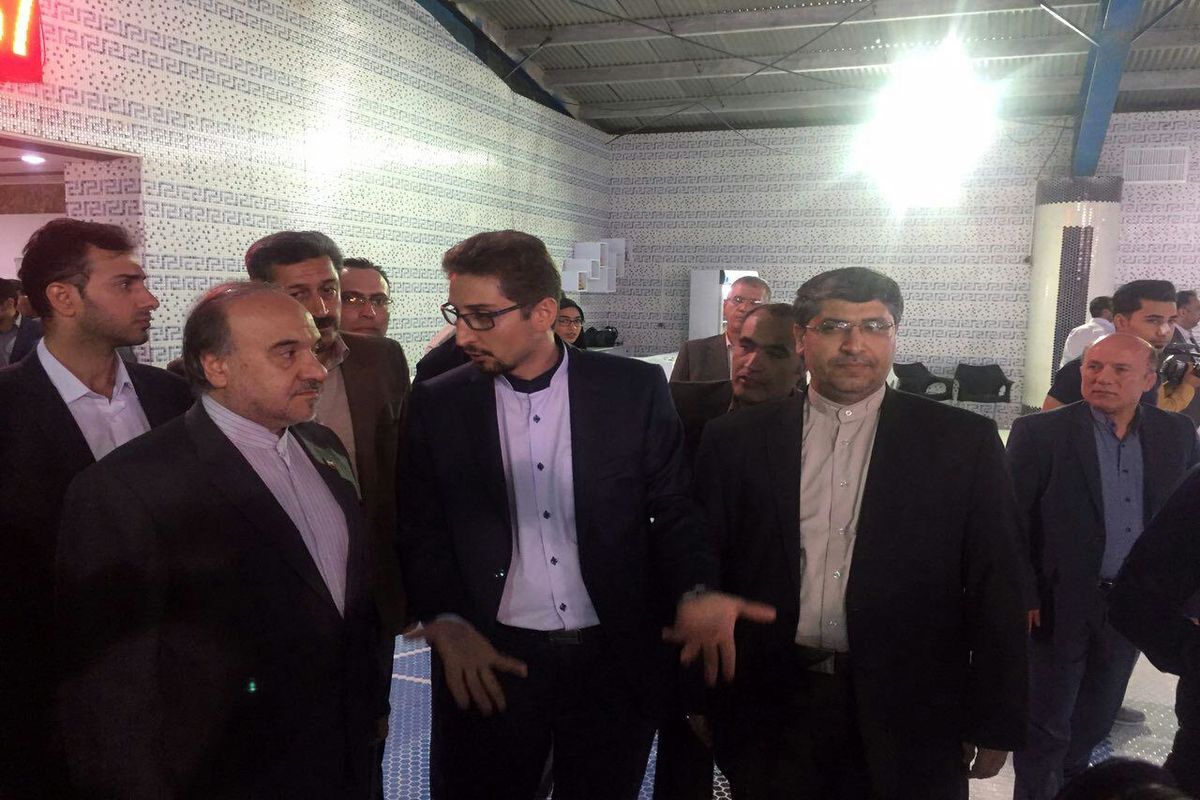 سلطانی‌فر از پروژه استخر الغدیر و سالن امام خمینی(ره) بازدید کرد