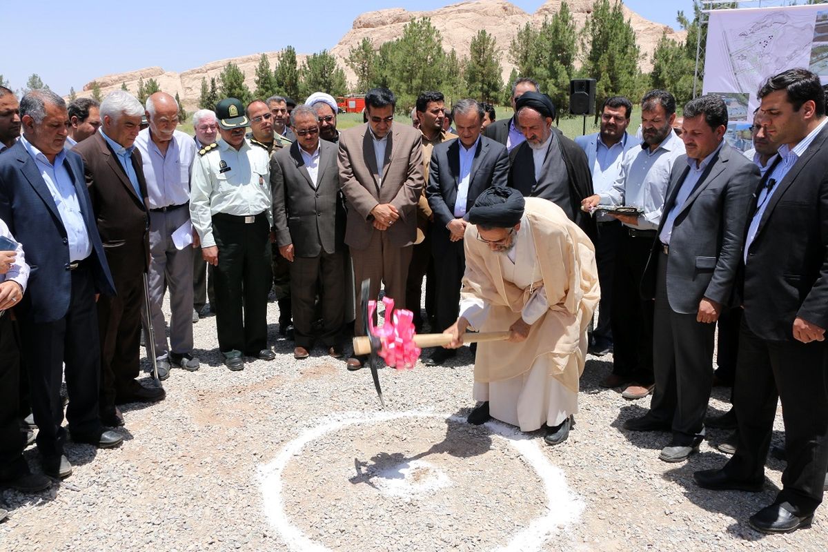 کلنگ زنی احداث مسجد سرهنگ سخایی در کرمان