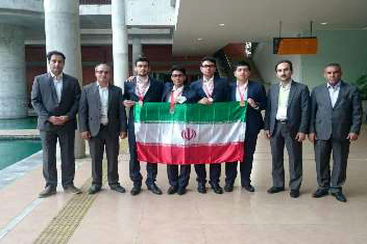 تیم المپیاد شیمی ایران با کسب چهار مدال طلا و نقره، سوم جهان شد