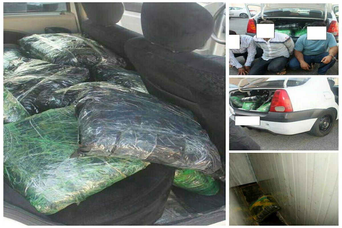 شناسایی خودرو حمل مواد مخدر از شرق کشور در رباط کریم