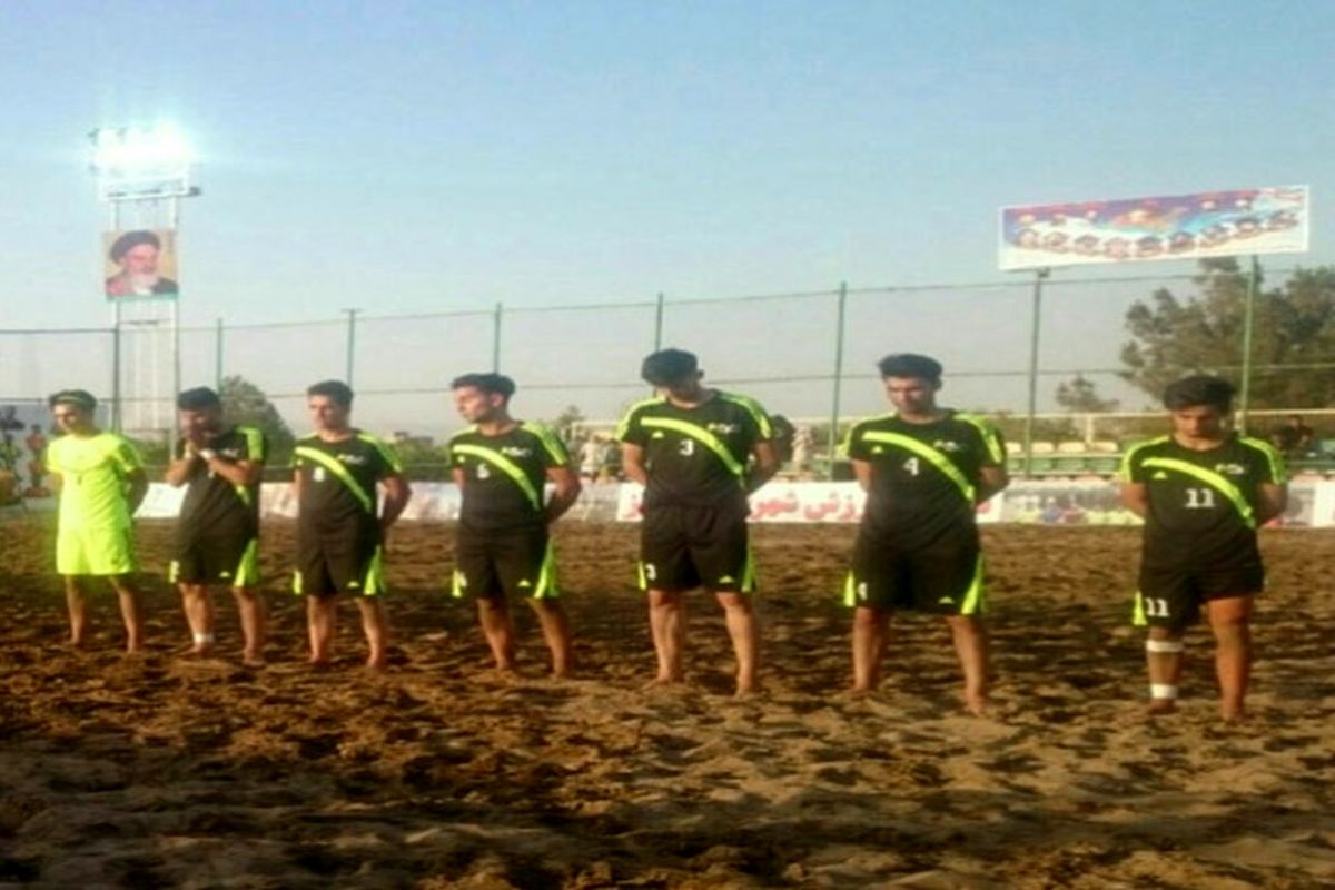 تیم یاران نجف آباد برنده اولین دیدارلیگ برترفوتبال ساحلی امید کشور