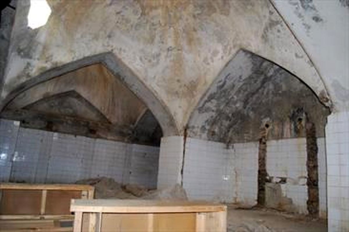 مرمت حمام تاریخی حاج شهبازخان