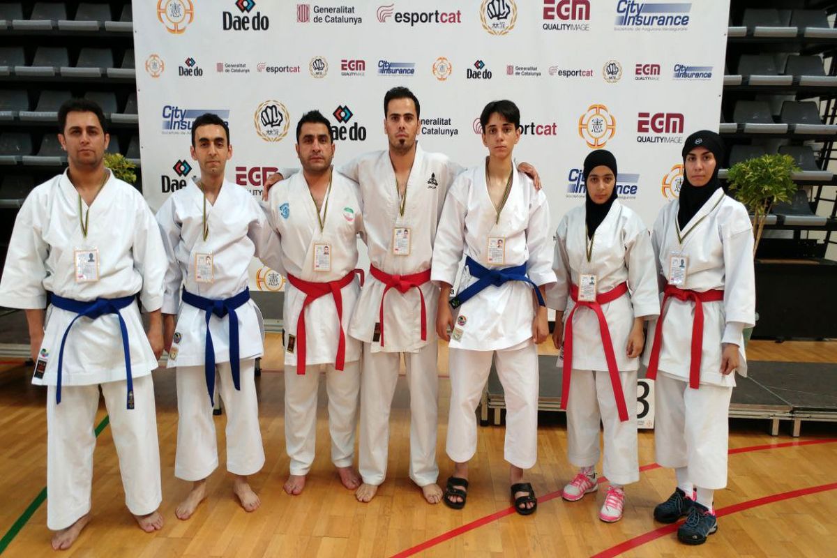 یک طلا و چهار مدال نقره و برنز کاراته کاران آذربایجان شرقی در هشتمین دوره مسابقات جهانی کاراته