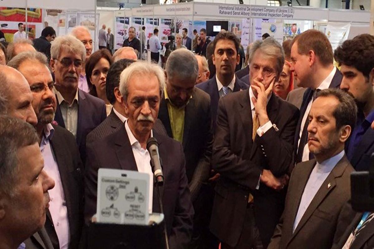 نمایشگاه اختصاصی محصولات صادراتی ایران در کی‌یف افتتاح شد