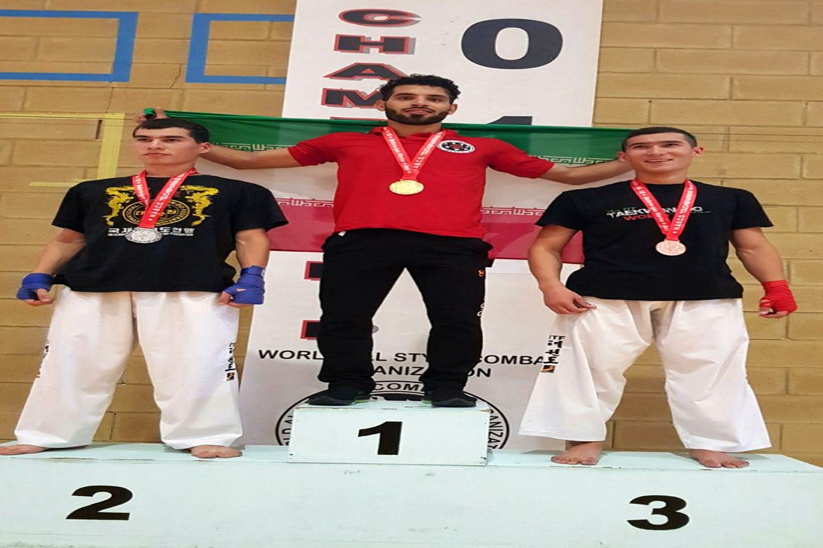 طلای مسابقات قهرمانی کیم بوکسینگ جهان برسینه "صالح مراد نژاد"