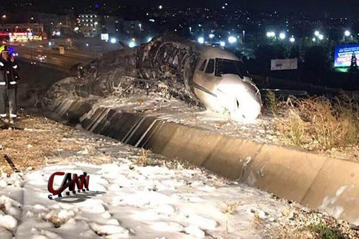 سقوط یک فروند هواپیما در ترکیه