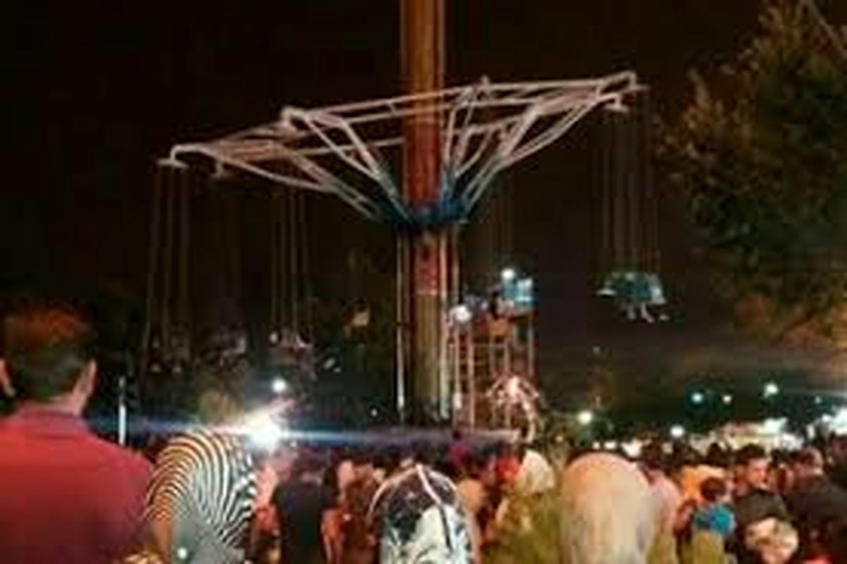 حادثه در شهربازی شورابیل اردبیل