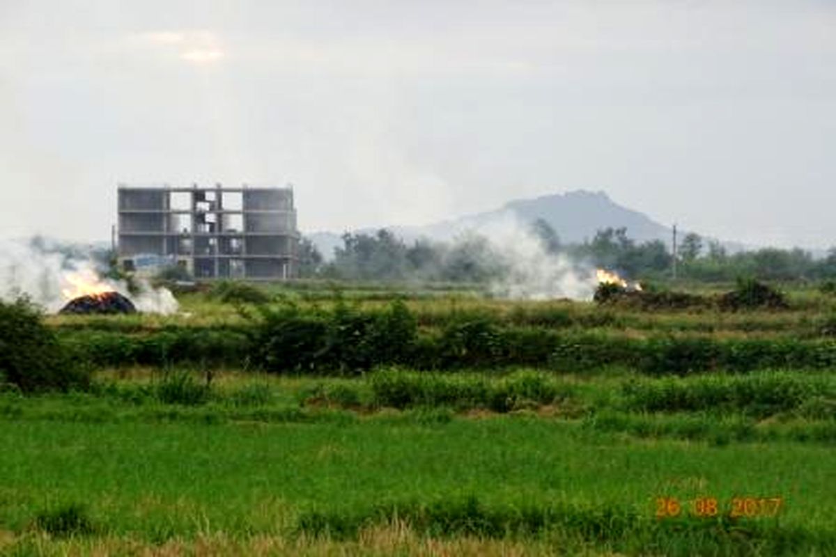 گشت مشترک یگان حفاظت محیط زیست ، نیروی انتظامی و جهاد کشاورزی شفت برای مقابله با آتش زدن کاه و کلش