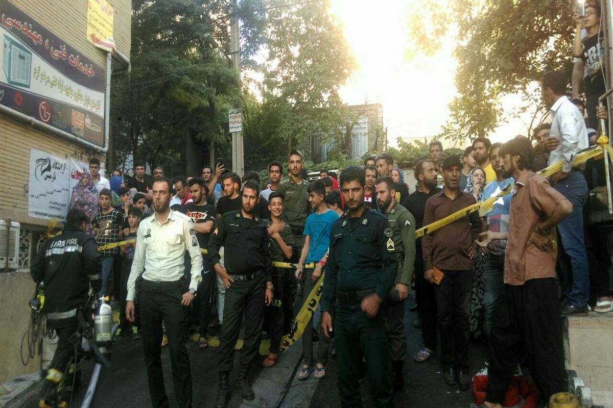 انفجار سه واحد مسکونی در حسن آباد / پنج نفر مصدوم شدند/ ببینید