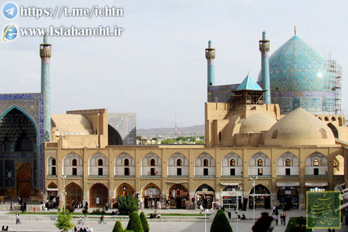 مرمت گنبد عظیم مسجد امام اصفهان به پایان خود نزدیک می شود