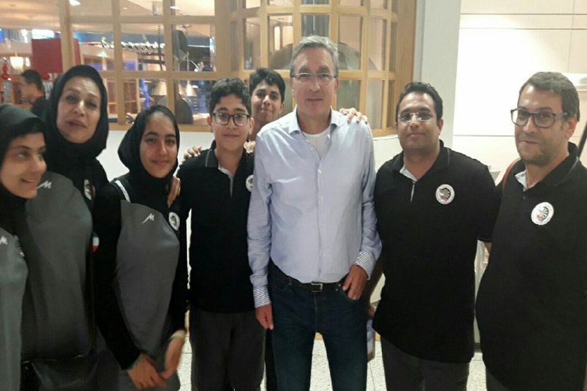 ایوانکوویچ در دبی با اعضای تیم ملی دارت دیدار کرد