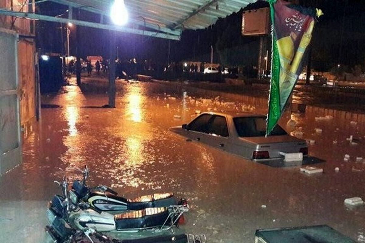 سیلاب در شهرستان مشگین شهر تلفات جانی نداشت