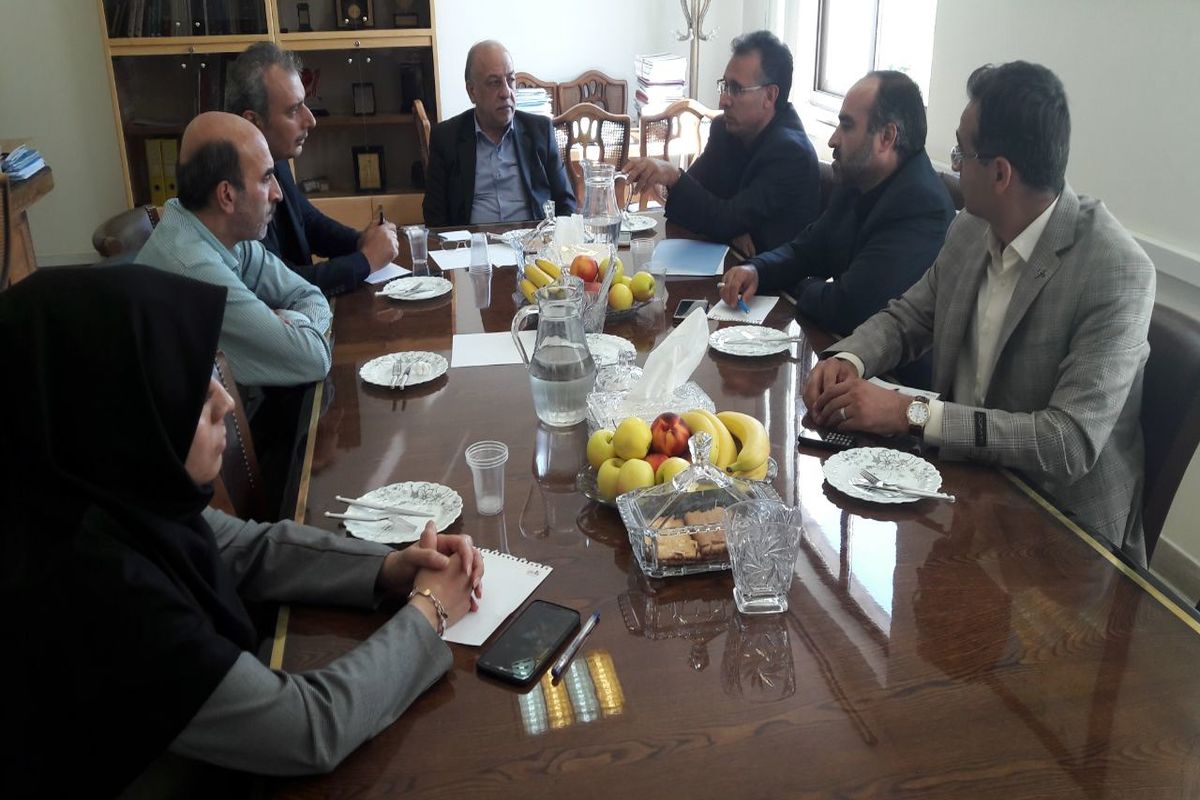 مدیر کل مدیریت بحران قزوین با رییس موسسه ژئوفیزیک دانشگاه تهران دیدار کرد